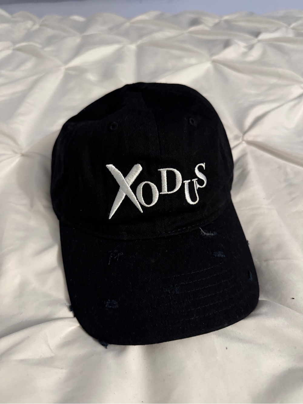 Xodus Kids Black Baseball Cap with White Logo